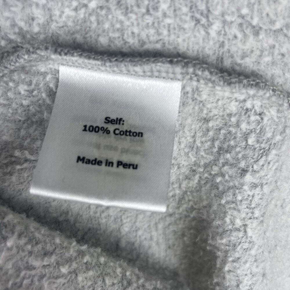 La Ligne Molly Heather Gray Pullover Cotton Hoodie Size XS - Picture 7 of 9